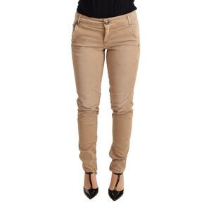 Ermanno Scervino Casual Pants Skinny Fit Women Brown Jeans & Pants